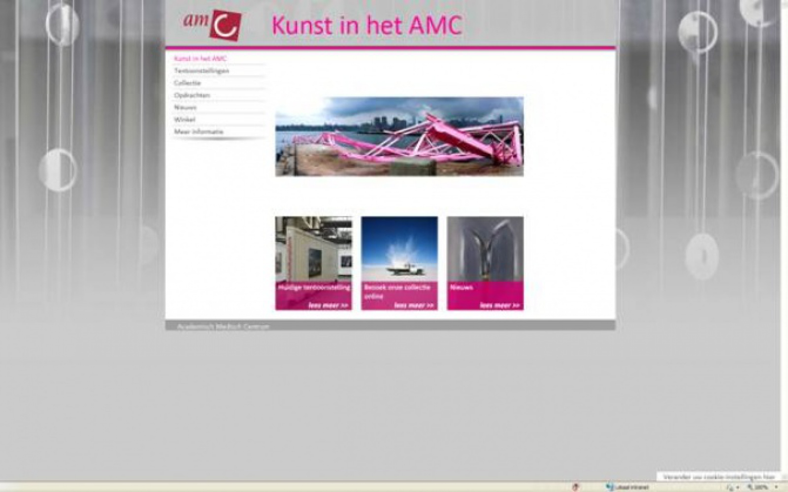 AMC-kunstsite gaat live