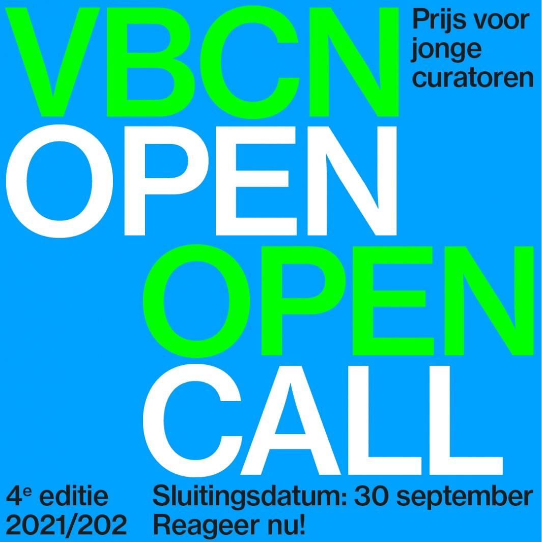 VBCN OPEN 2021 - 2022 - stimuleringsprijs voor curatoren 