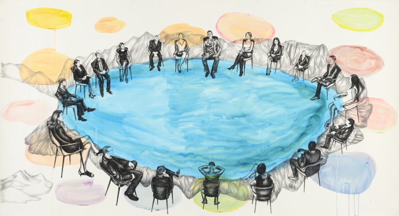In de AMC Brummelkamp galerie exposeert Danielle Lemaire tot 15 november 2022 Back to Earth